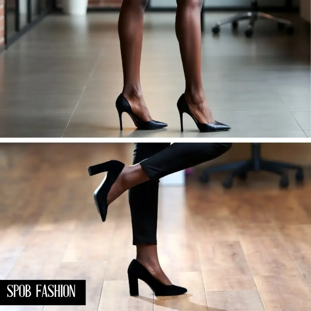 Heels: If you wear heels, stick to a "kitten heel" or a block heel (around 2-3 inches). Ensure you can walk comfortably in them.