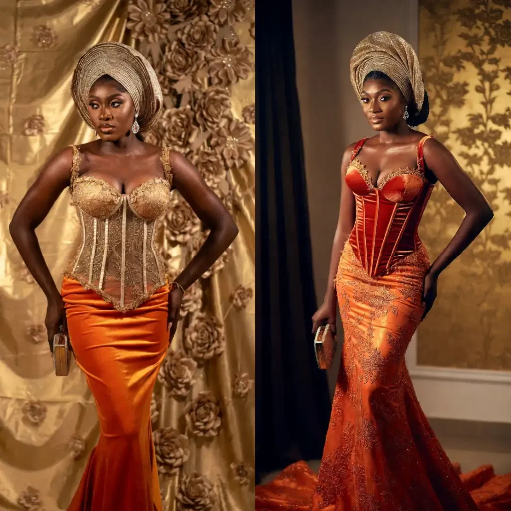 A. The Modern Corset Gown